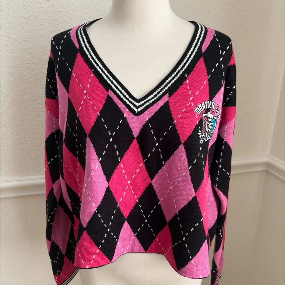 Monster High Sweater Size Medium Hot Topic